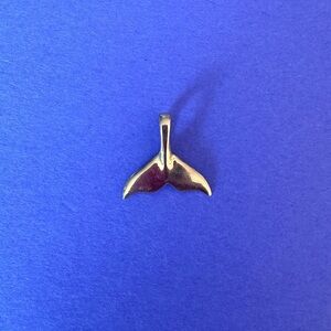 14k gold whales tale charm